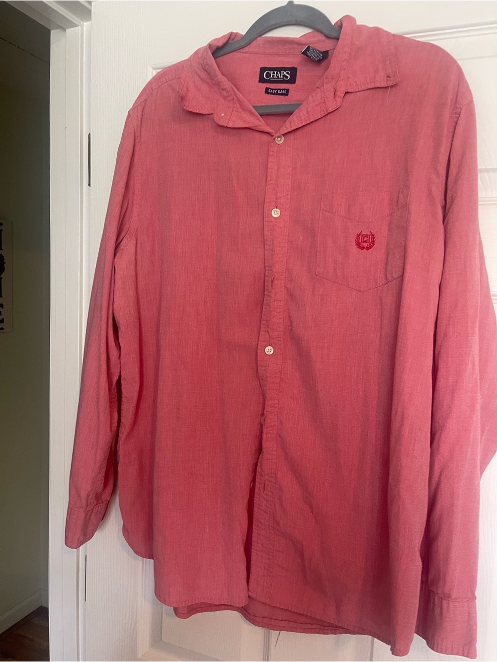 Chaps Men's Coral Button-Down Shirt